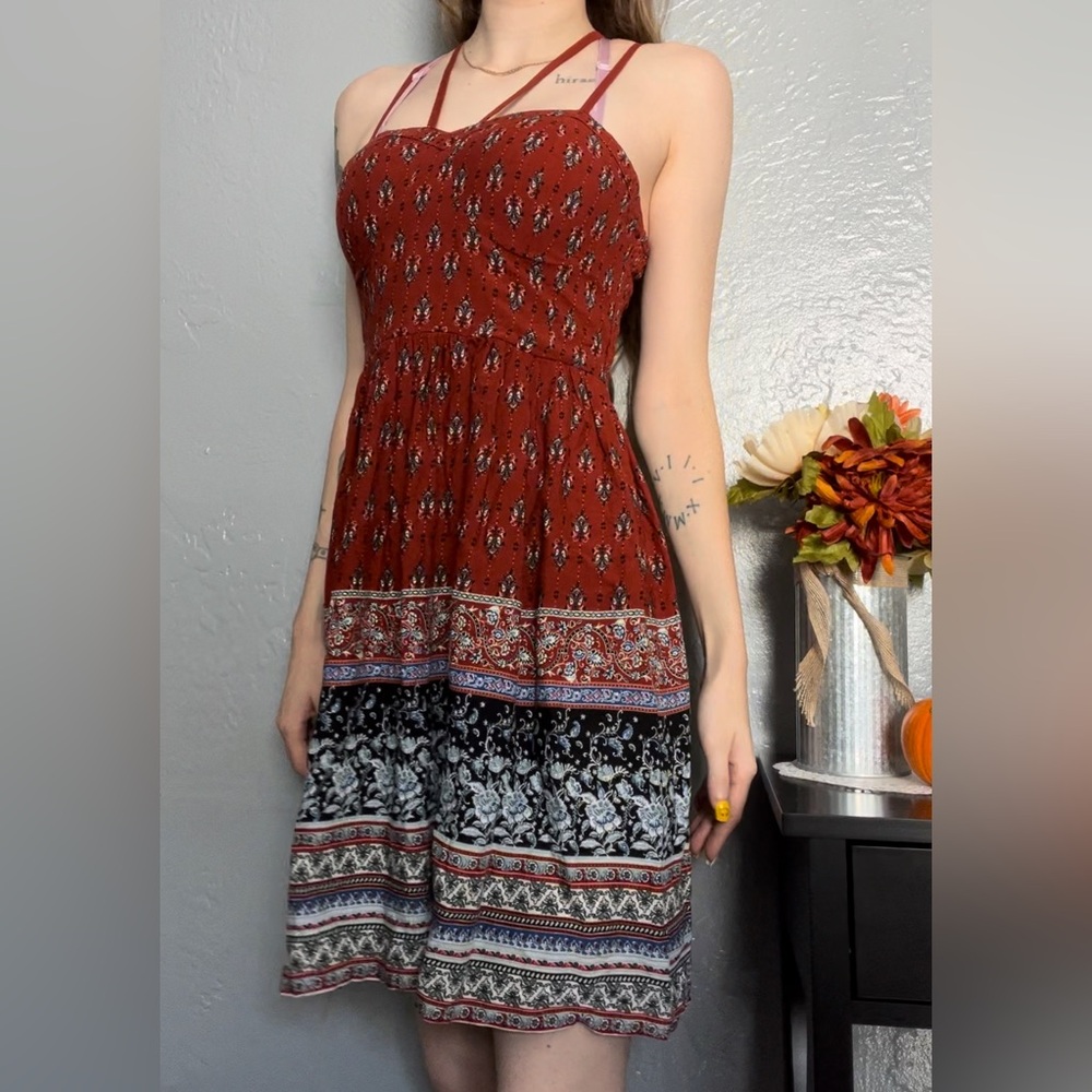 Xhilaration Brand Bohemian Style Dress, Size Small